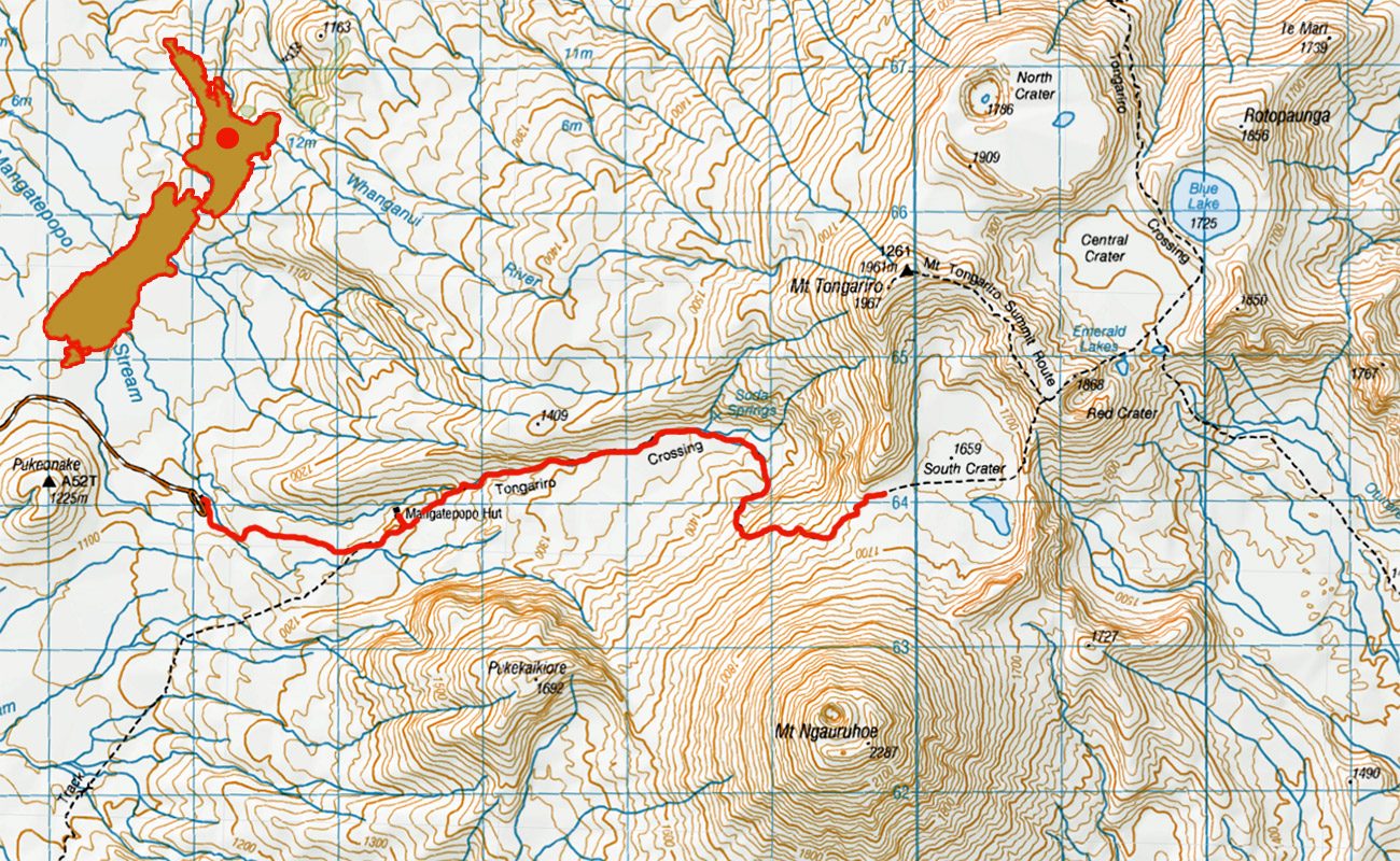 Tongariro-Saddle-route