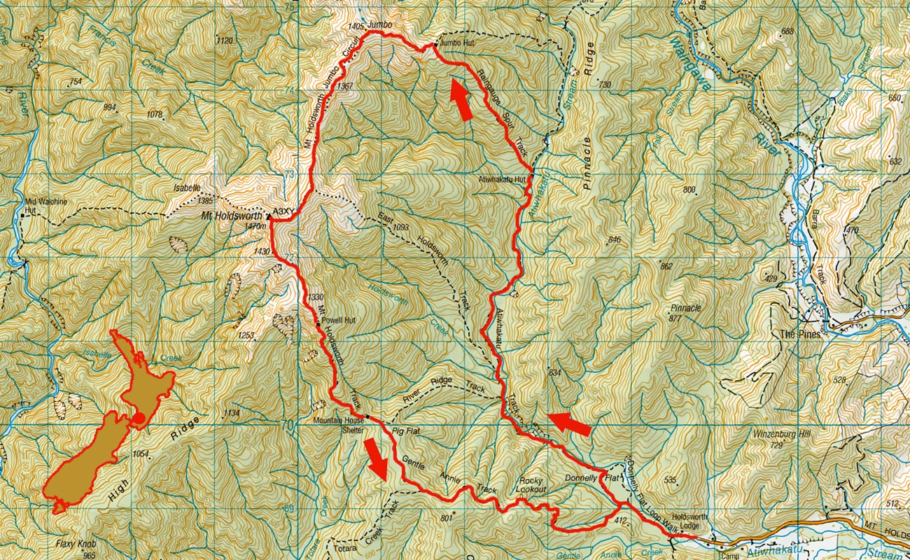 Jumbo-Holdsworth-route