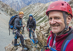 Find specific mountain images and information easily South Island Canterbury Cloudy Peak New Zealand