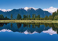 Lake Matheson New Zealand landscape, culture, travel images