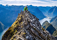 Mitre Peak New Zealand mountain images and information - occasionalclimber.co.nz